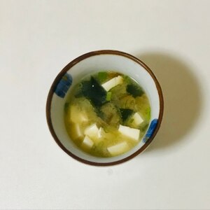おみそ汁☆小松菜と豆腐